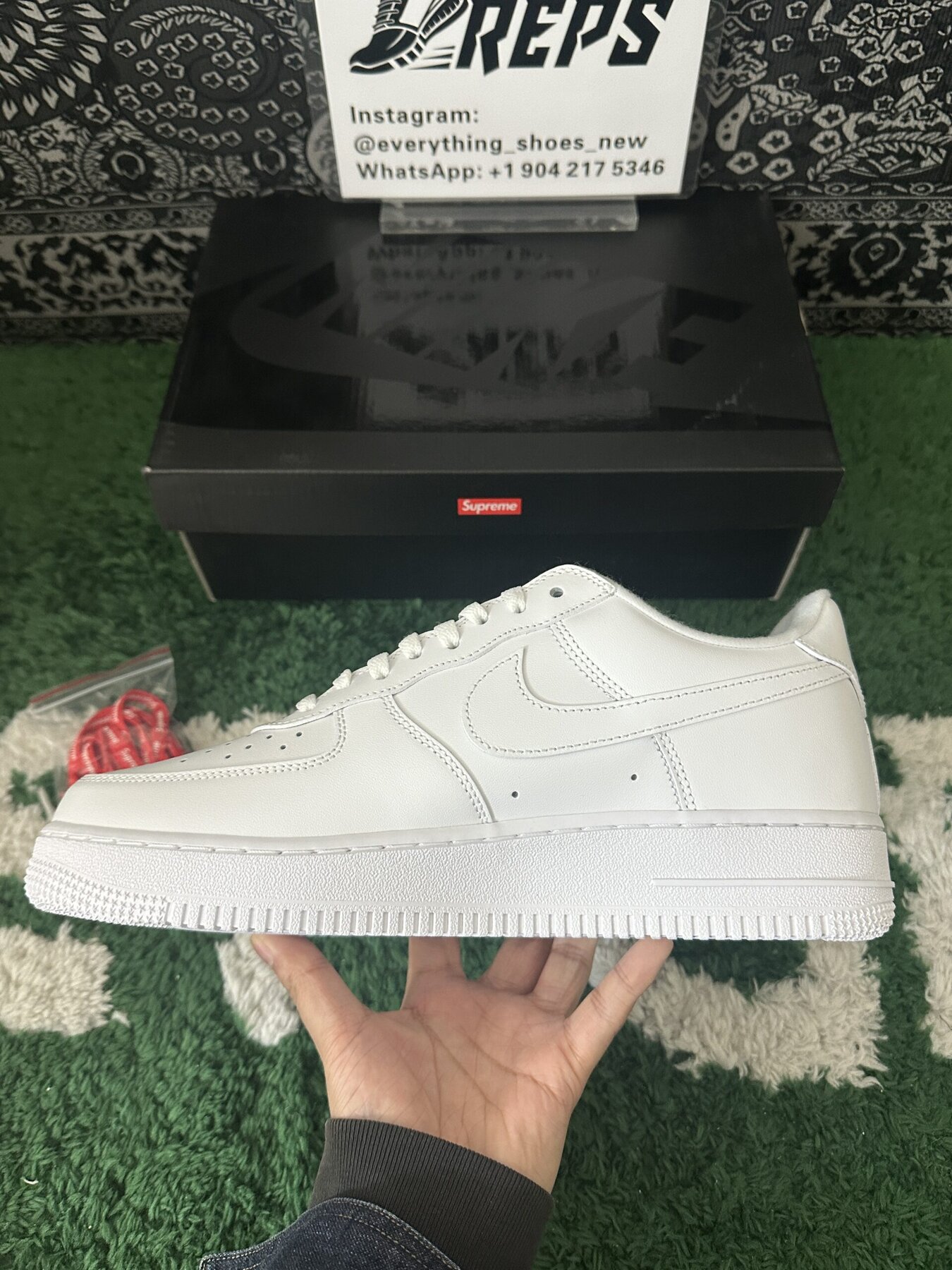 Air Force 1 Low Supreme White - Image 8