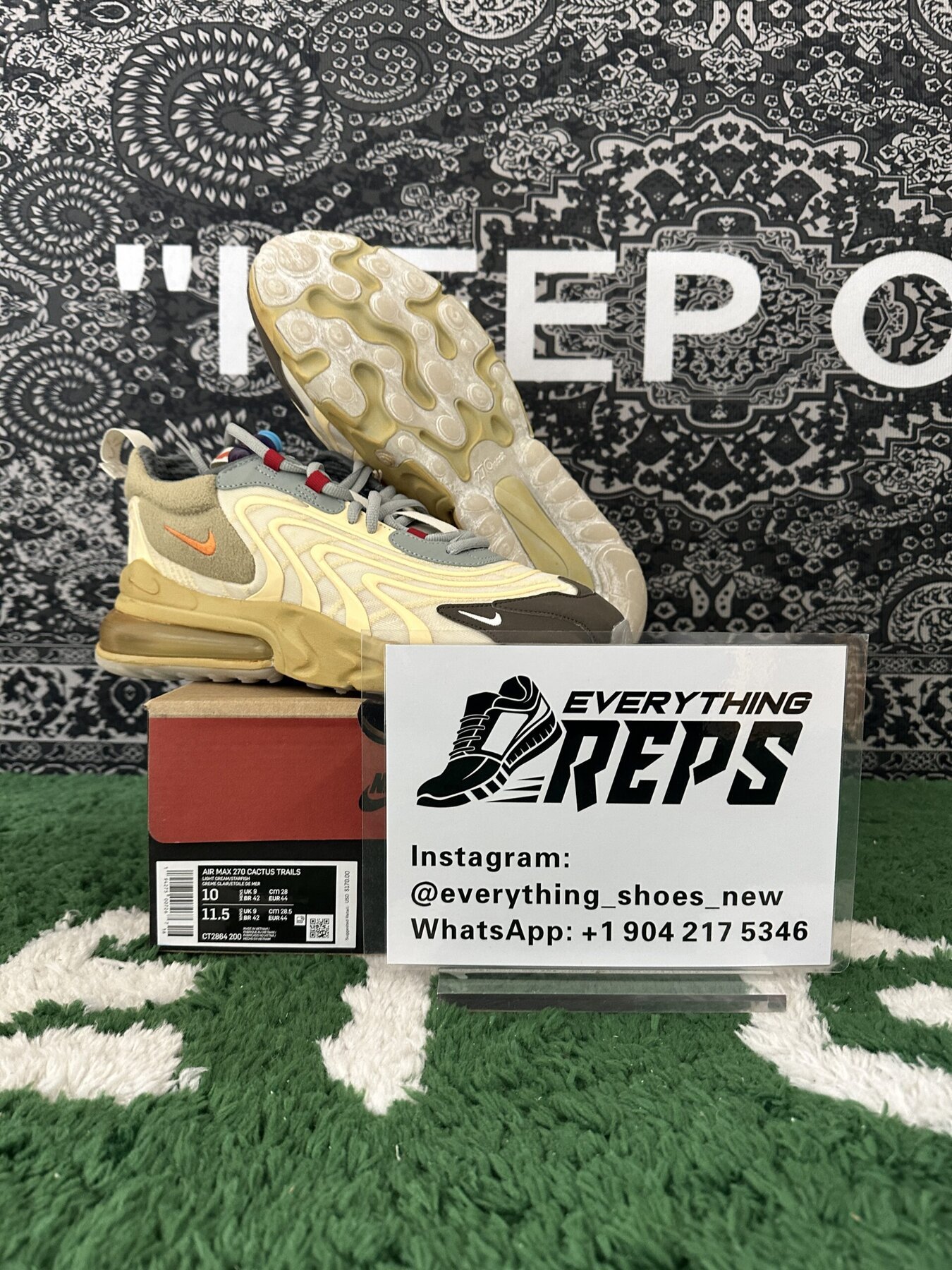 TS x Air Max 270 React ENG Cactus Trails - Image 2