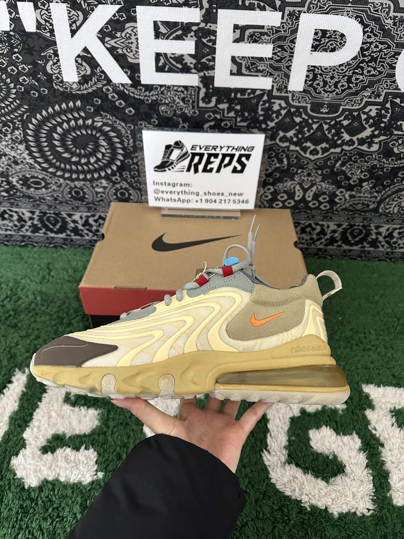 TS x Air Max 270 React ENG Cactus Trails - Image 6