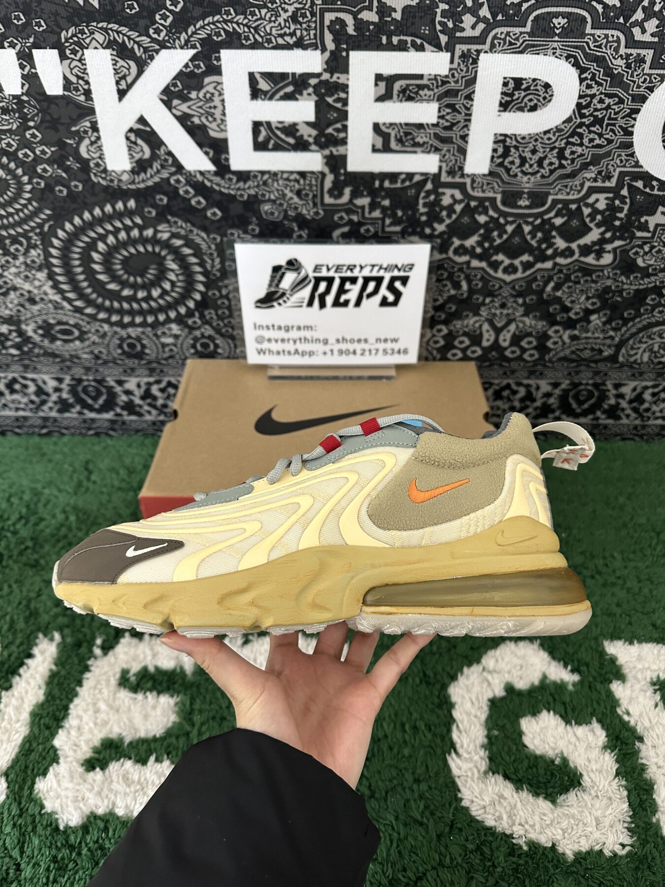 TS x Air Max 270 React ENG Cactus Trails - Image 8