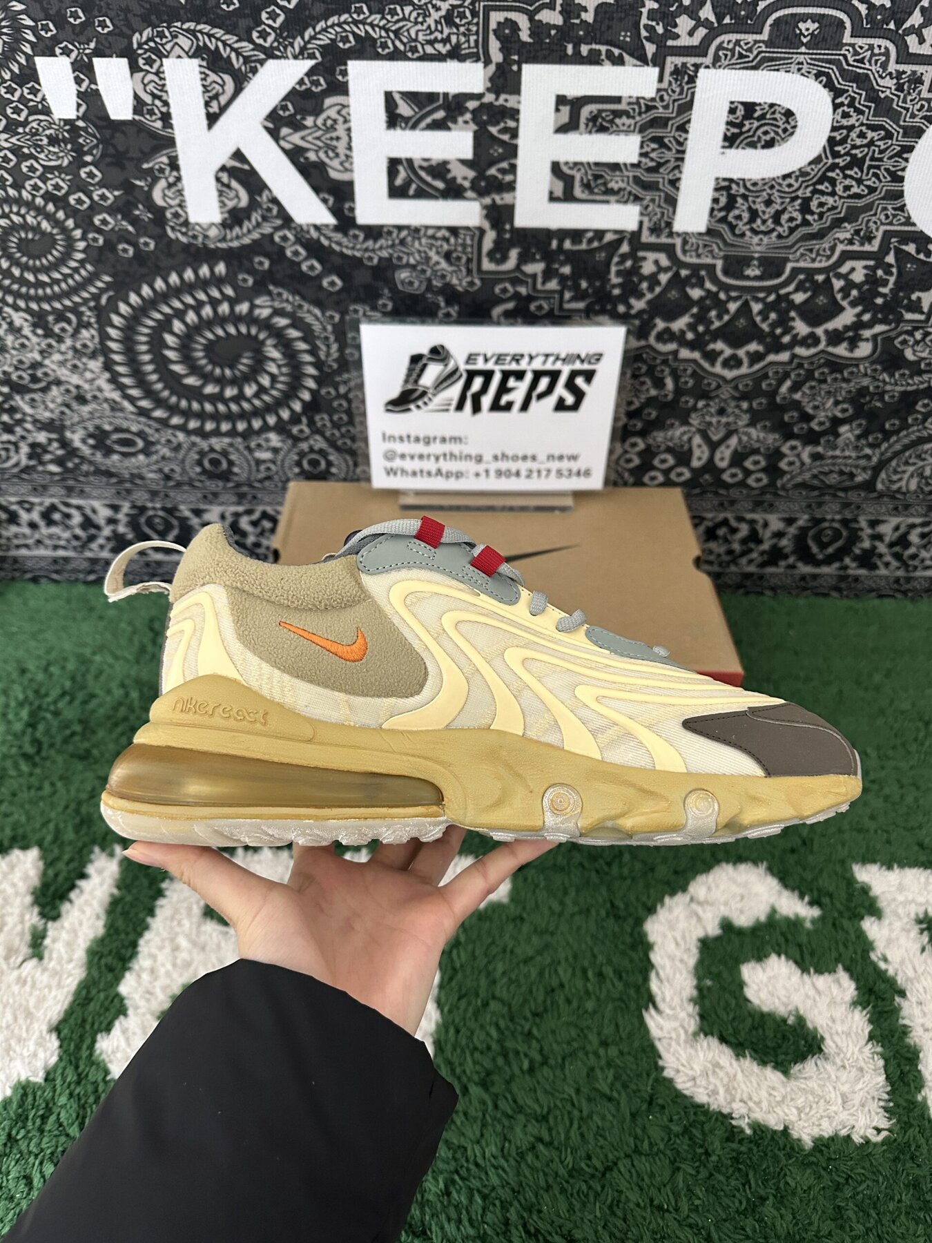 TS x Air Max 270 React ENG Cactus Trails - Image 9