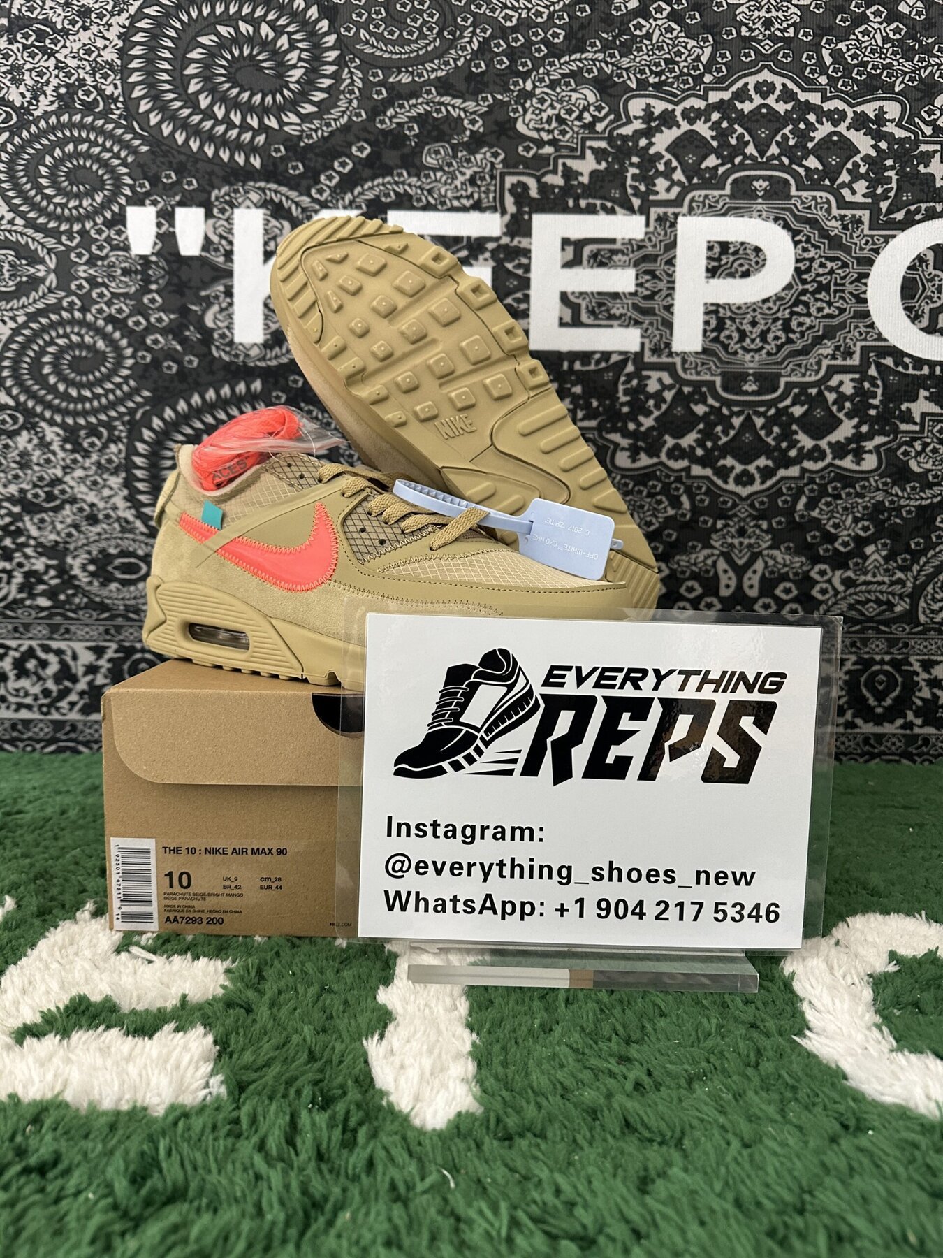 Air Max 90 OFF-WHITE Desert Ore - Image 2