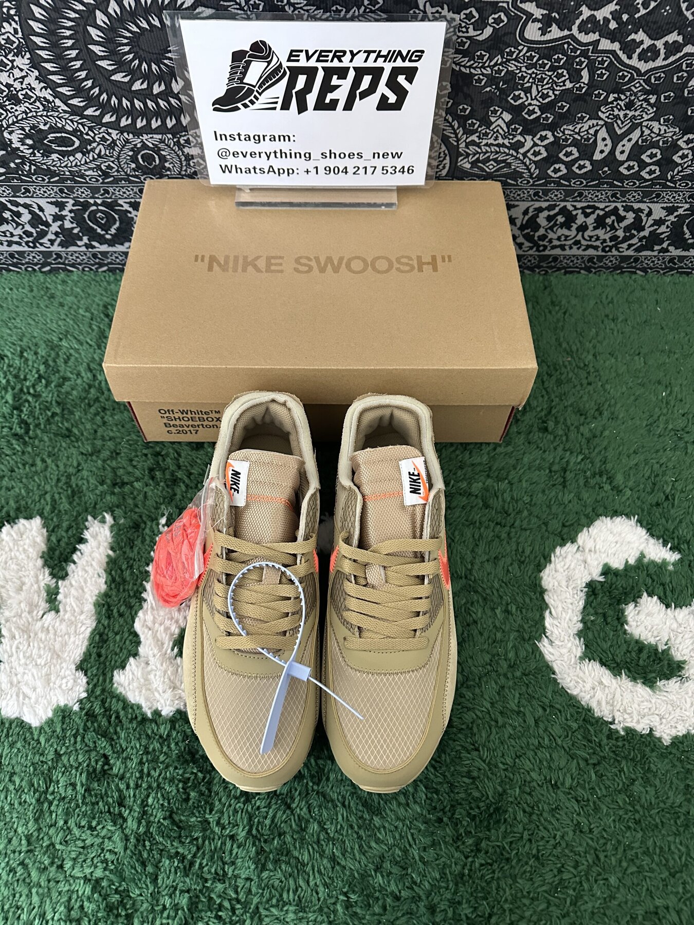Air Max 90 OFF-WHITE Desert Ore - Image 3