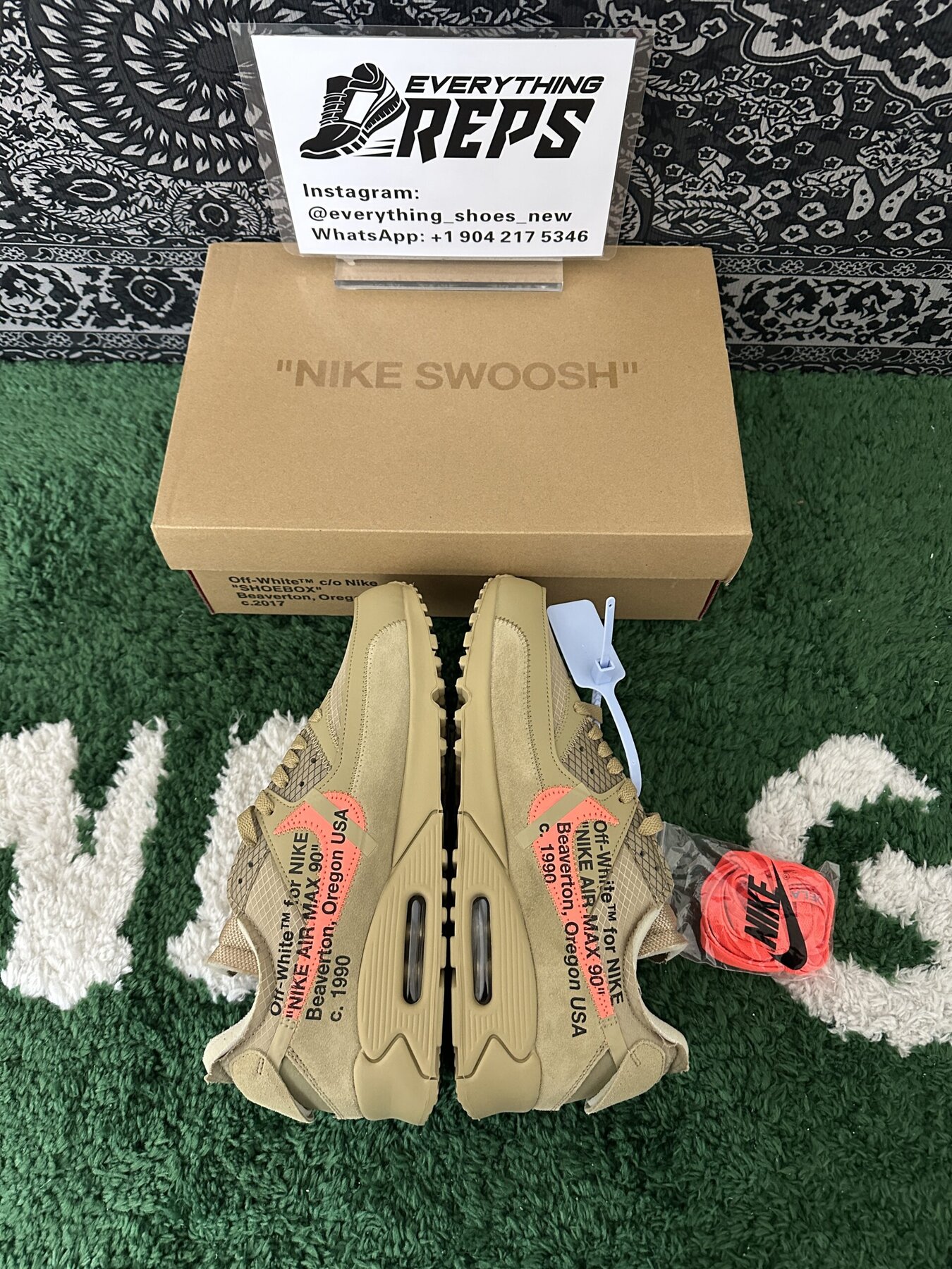 Air Max 90 OFF-WHITE Desert Ore - Image 9