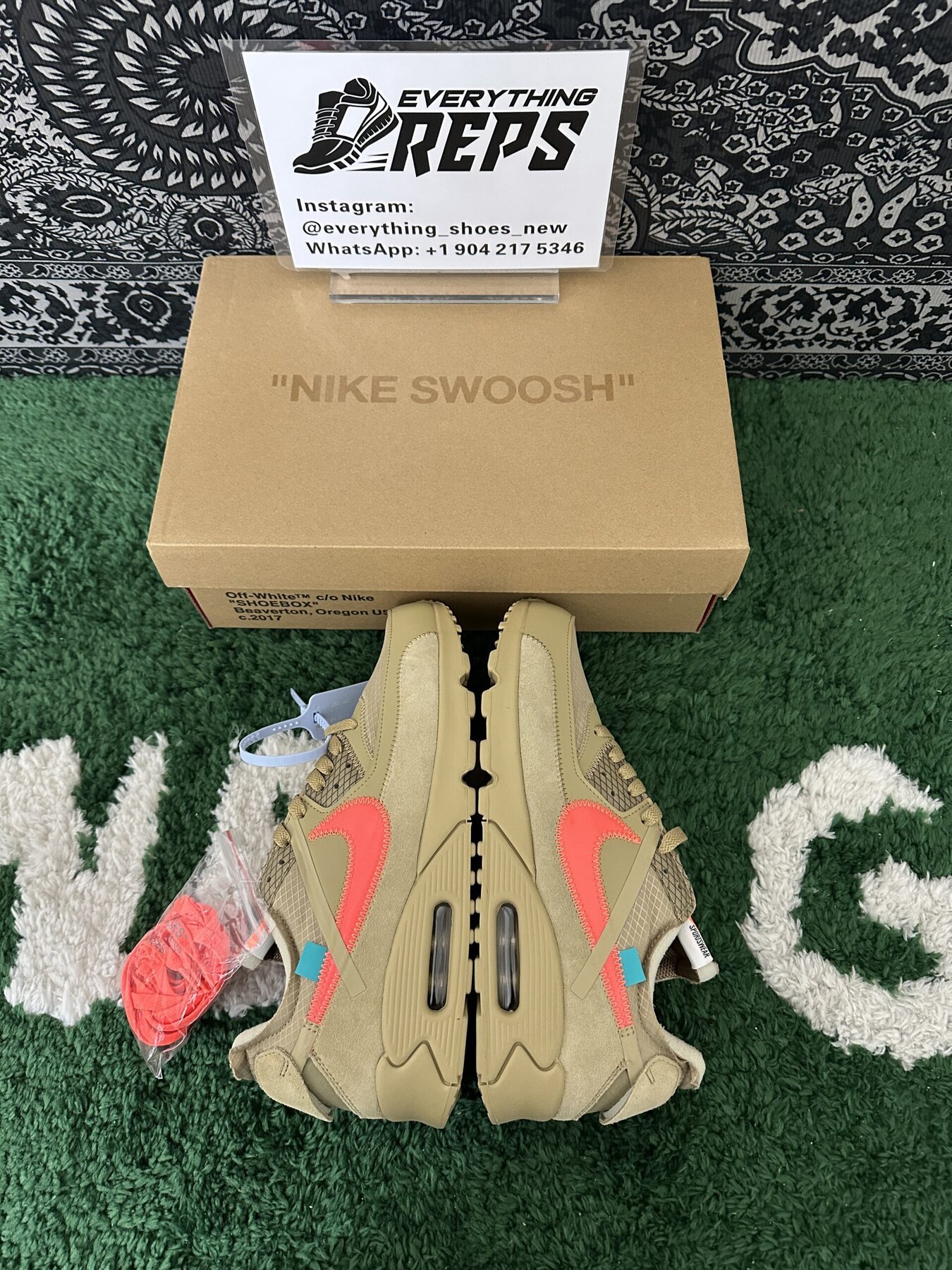 Air Max 90 OFF-WHITE Desert Ore - Image 10