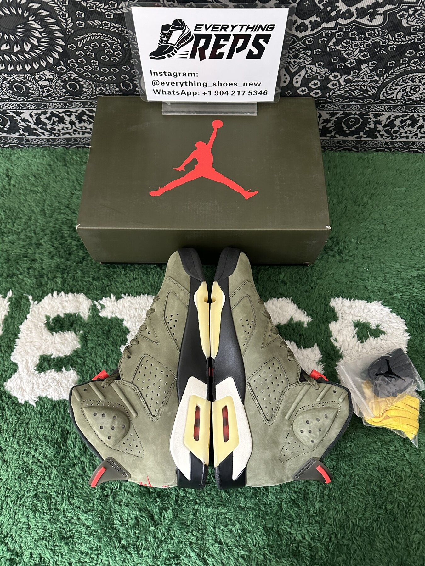 AJ6 Retro TS Olive - Image 9