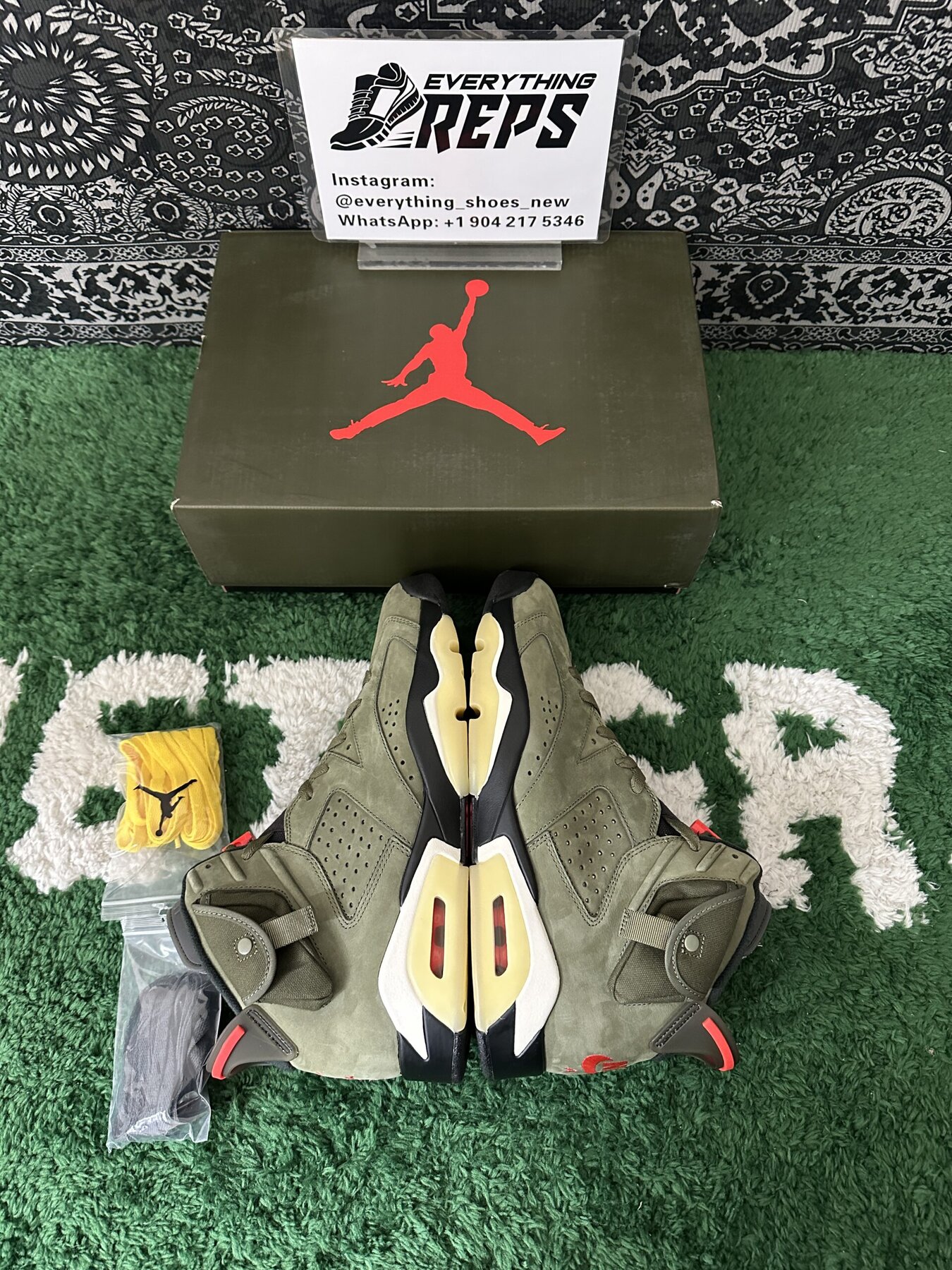 AJ6 Retro TS Olive - Image 10