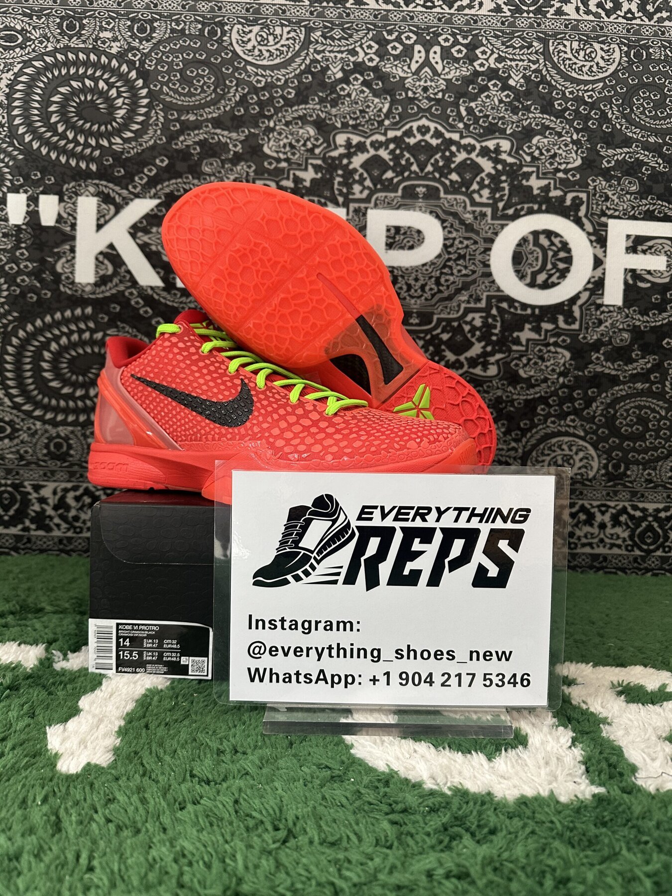 Kobe 6 Protro Reverse Grinch - Image 2