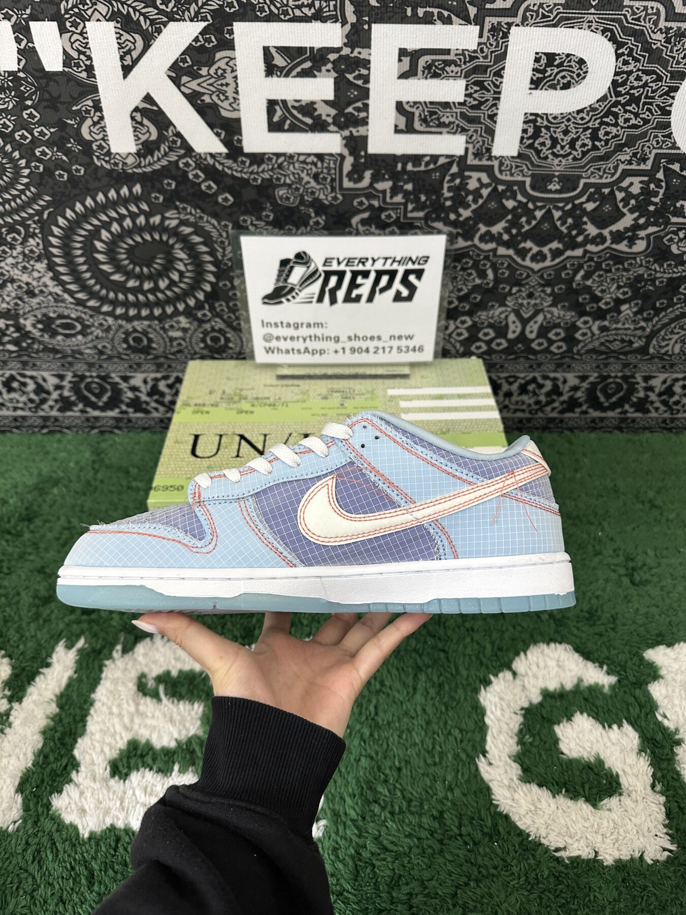 Dunk Low Union Passport Pack Blue - Image 5