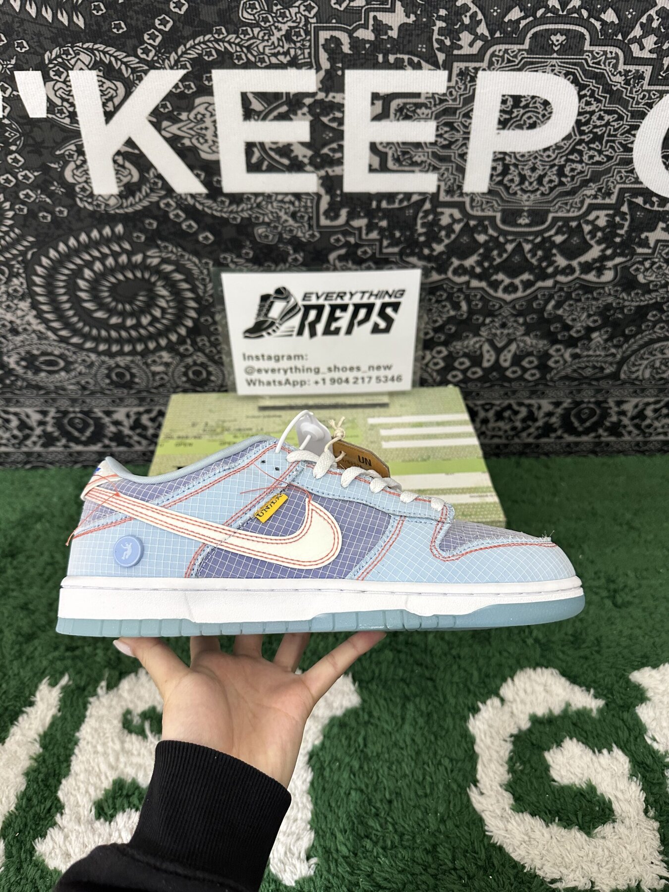 Dunk Low Union Passport Pack Blue - Image 6