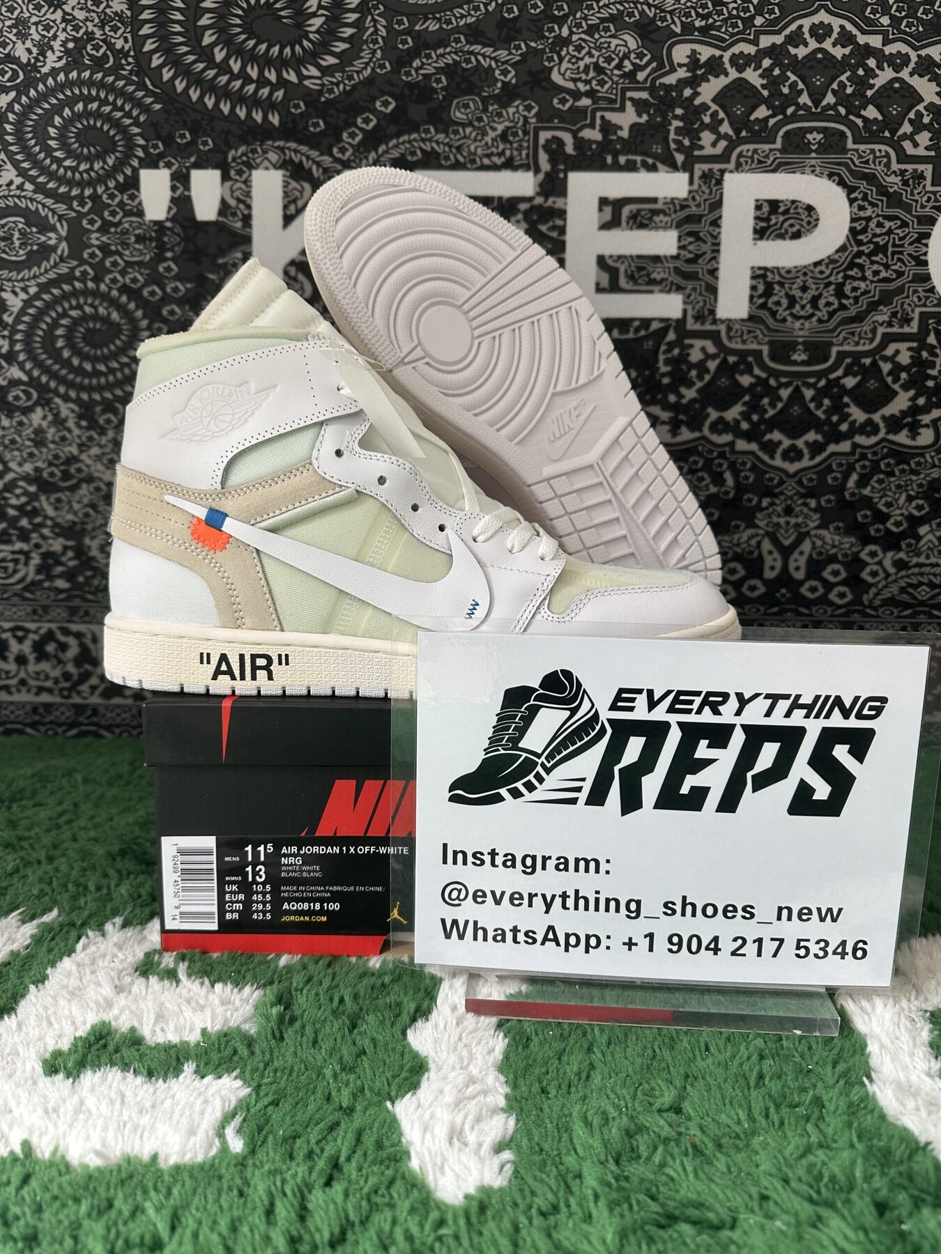 AJ1 Retro High Off-White White - Image 2