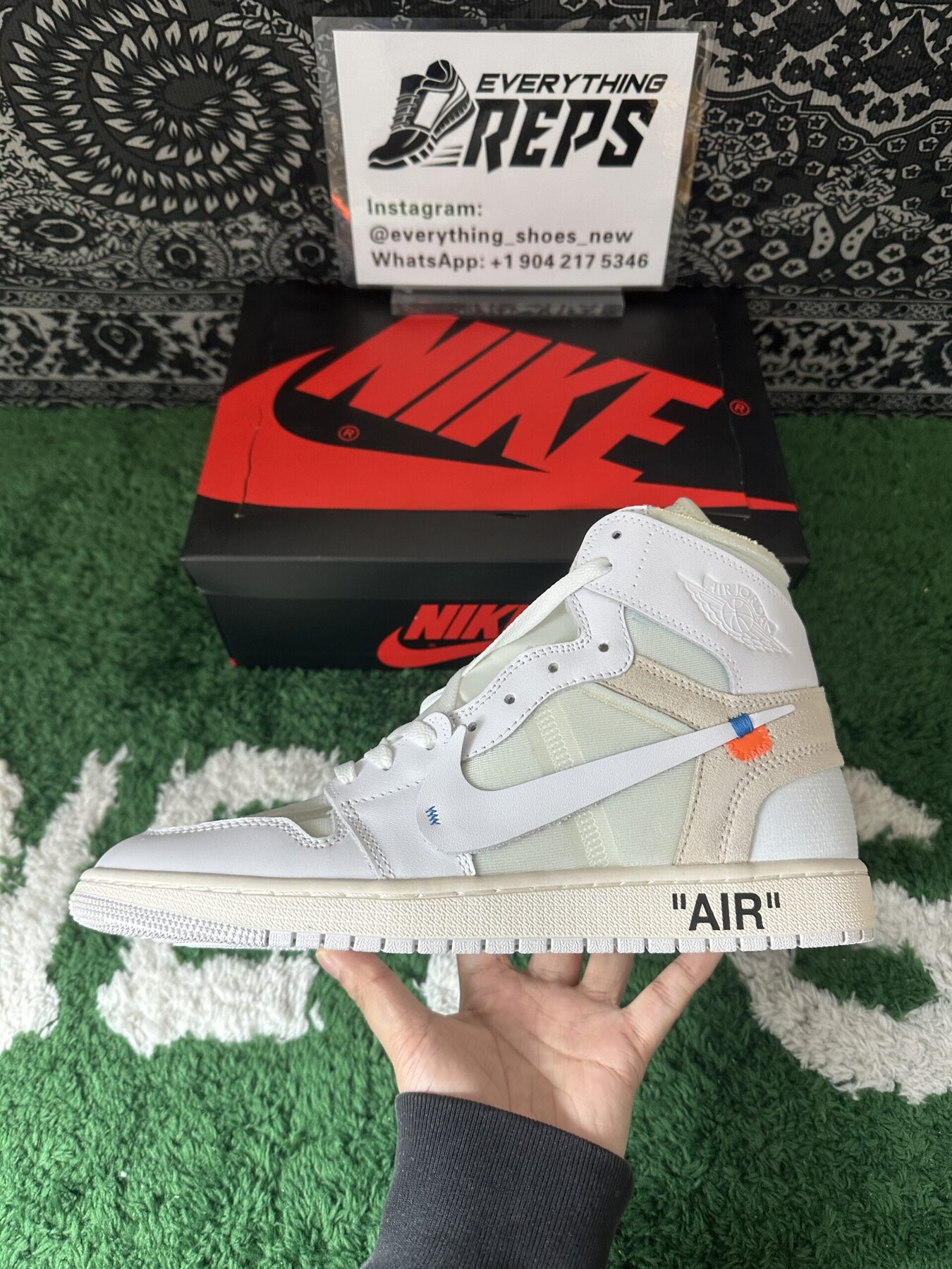 AJ1 Retro High Off-White White - Image 6
