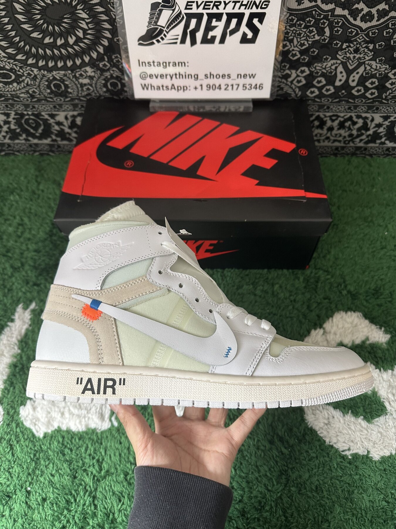 AJ1 Retro High Off-White White - Image 7