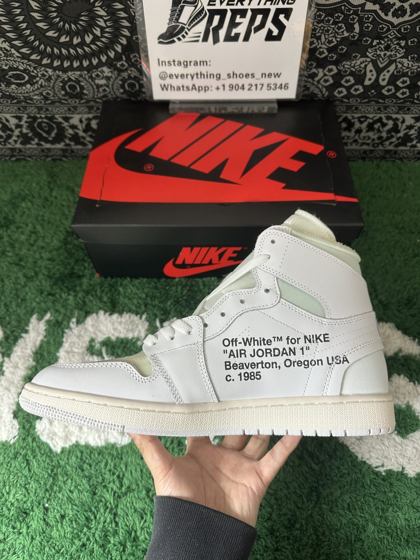 AJ1 Retro High Off-White White - Image 8