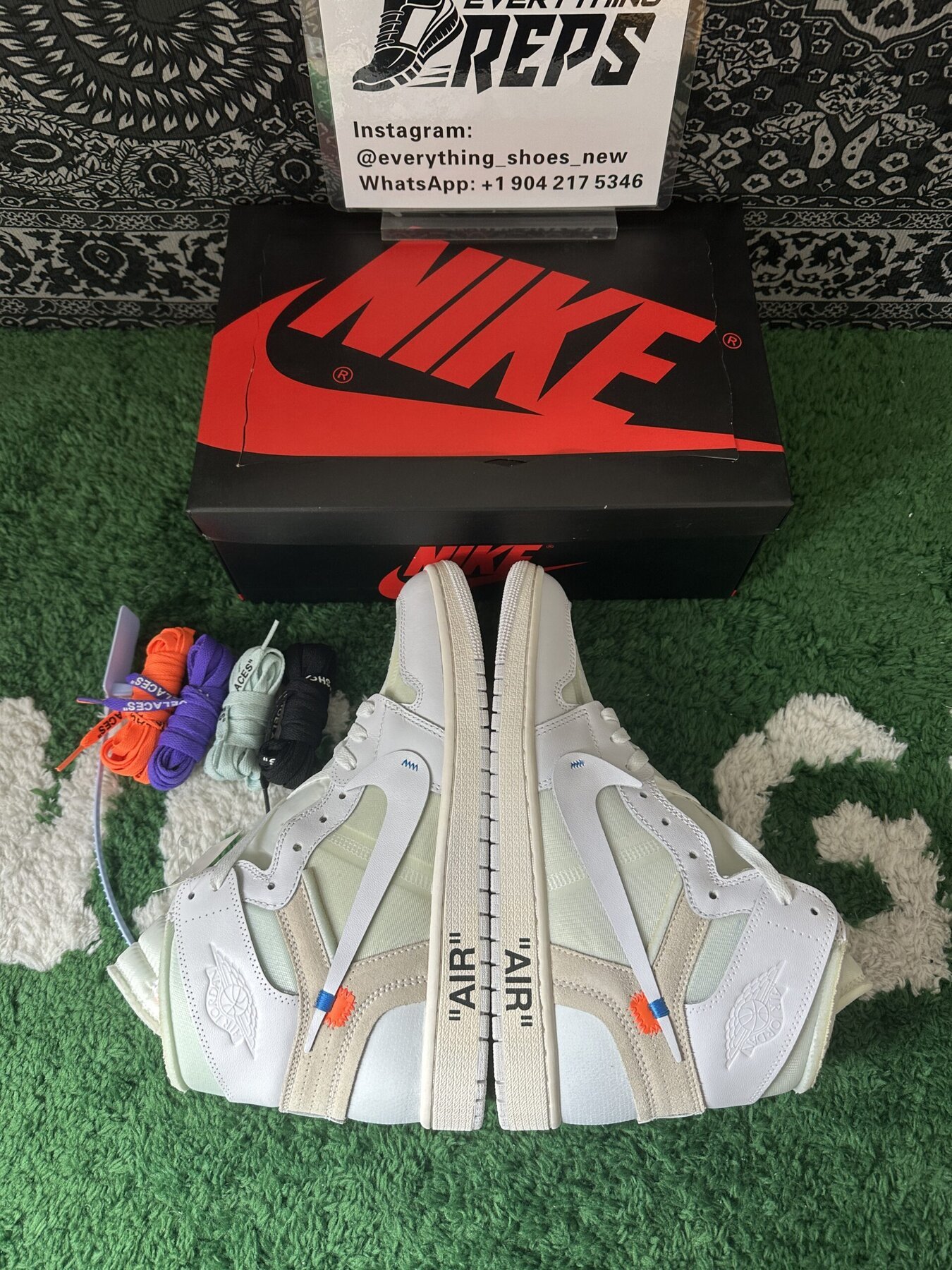 AJ1 Retro High Off-White White - Image 9
