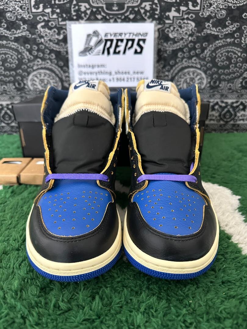 AJ1 Retro High OG SP Fragment x Union LA Sport Royal - Image 8