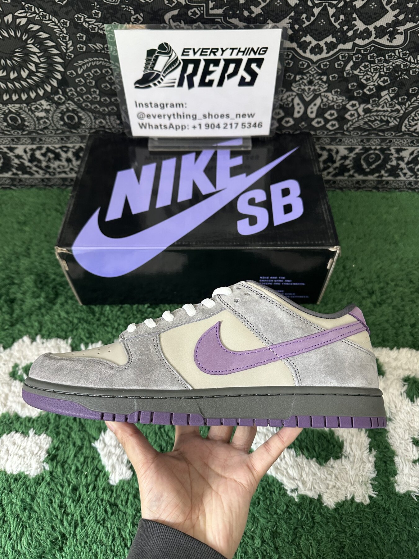 Dunk SB Low Purple Pigeon - Image 5