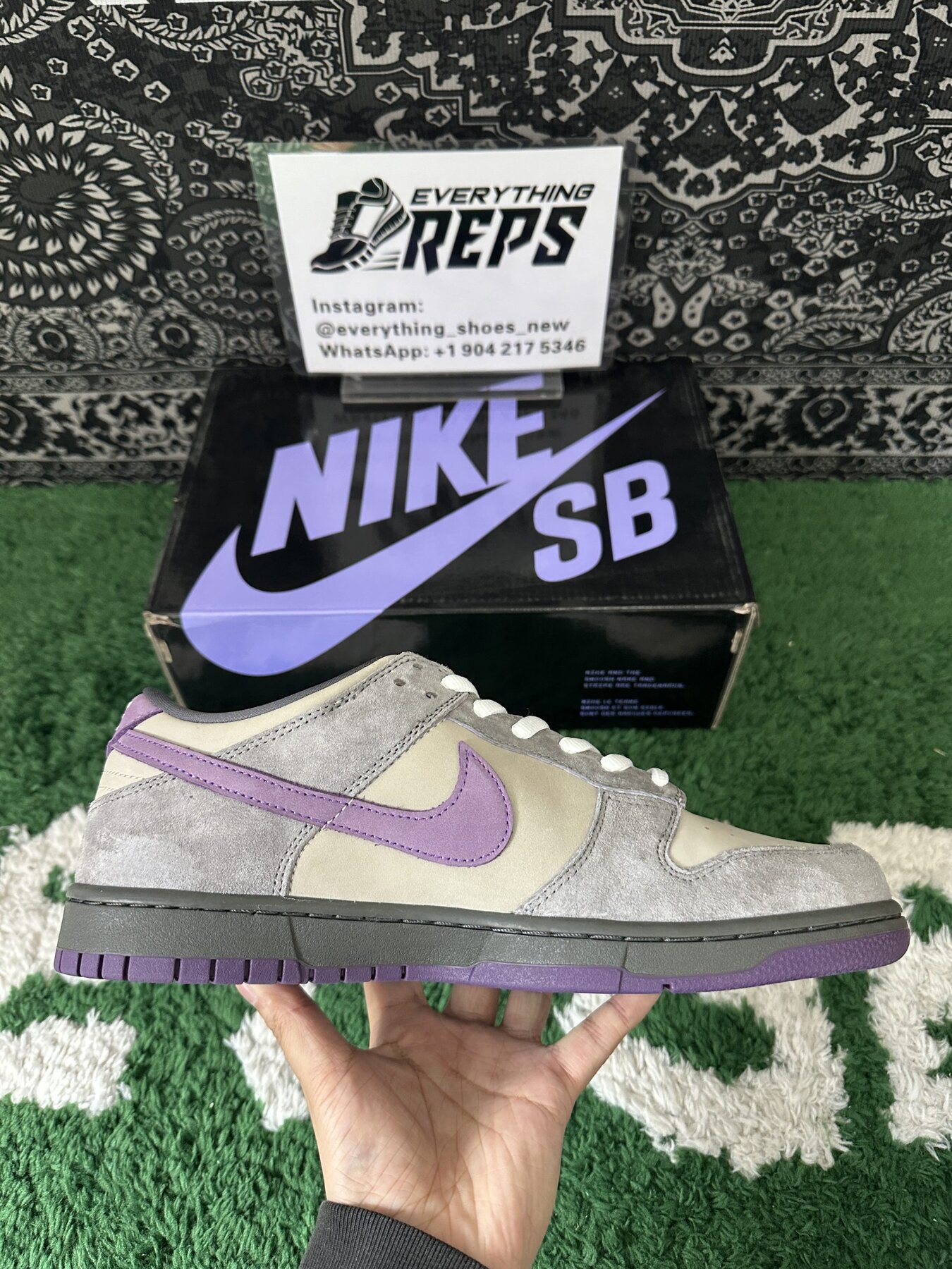 Dunk SB Low Purple Pigeon - Image 6