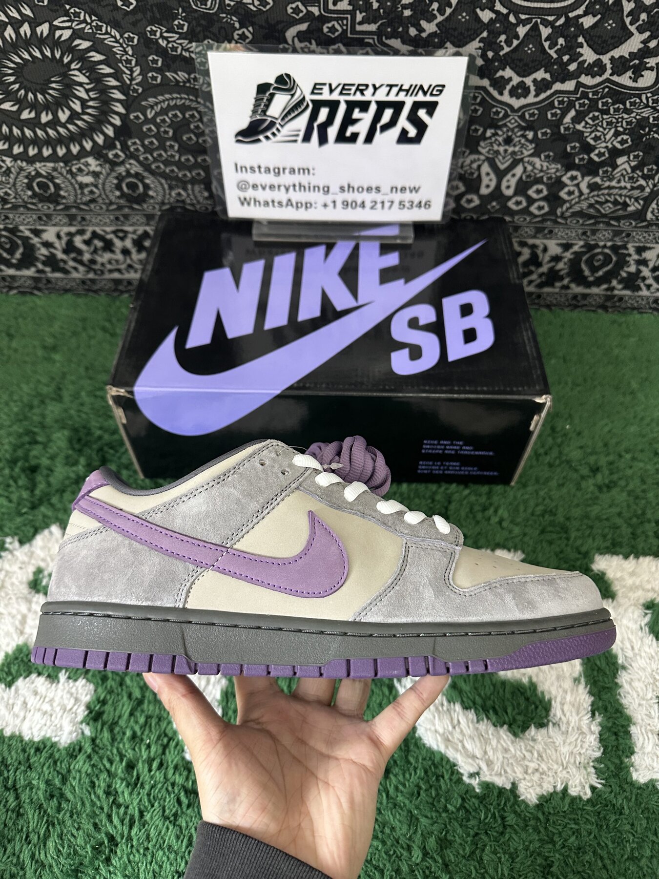Dunk SB Low Purple Pigeon - Image 7