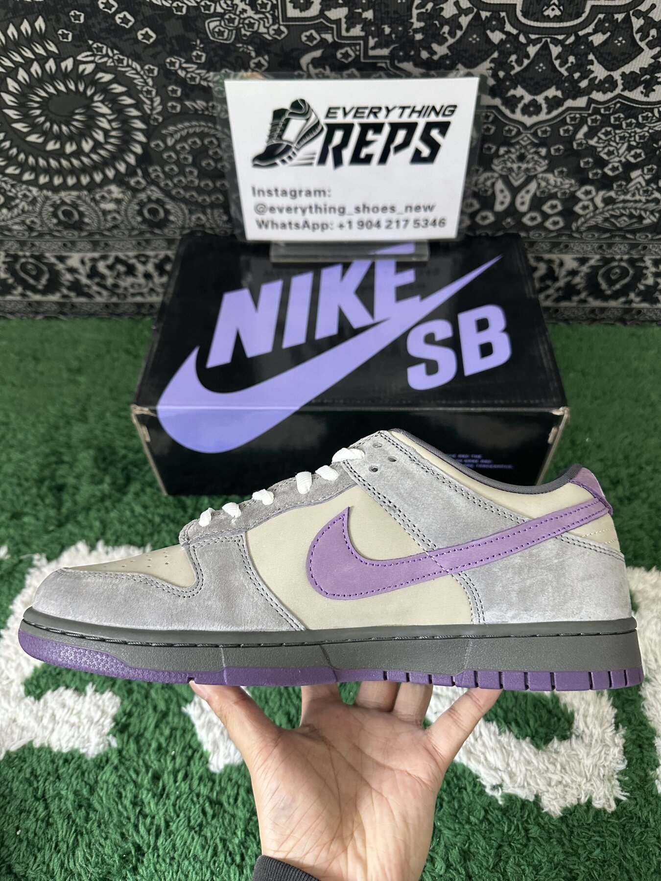 Dunk SB Low Purple Pigeon - Image 8