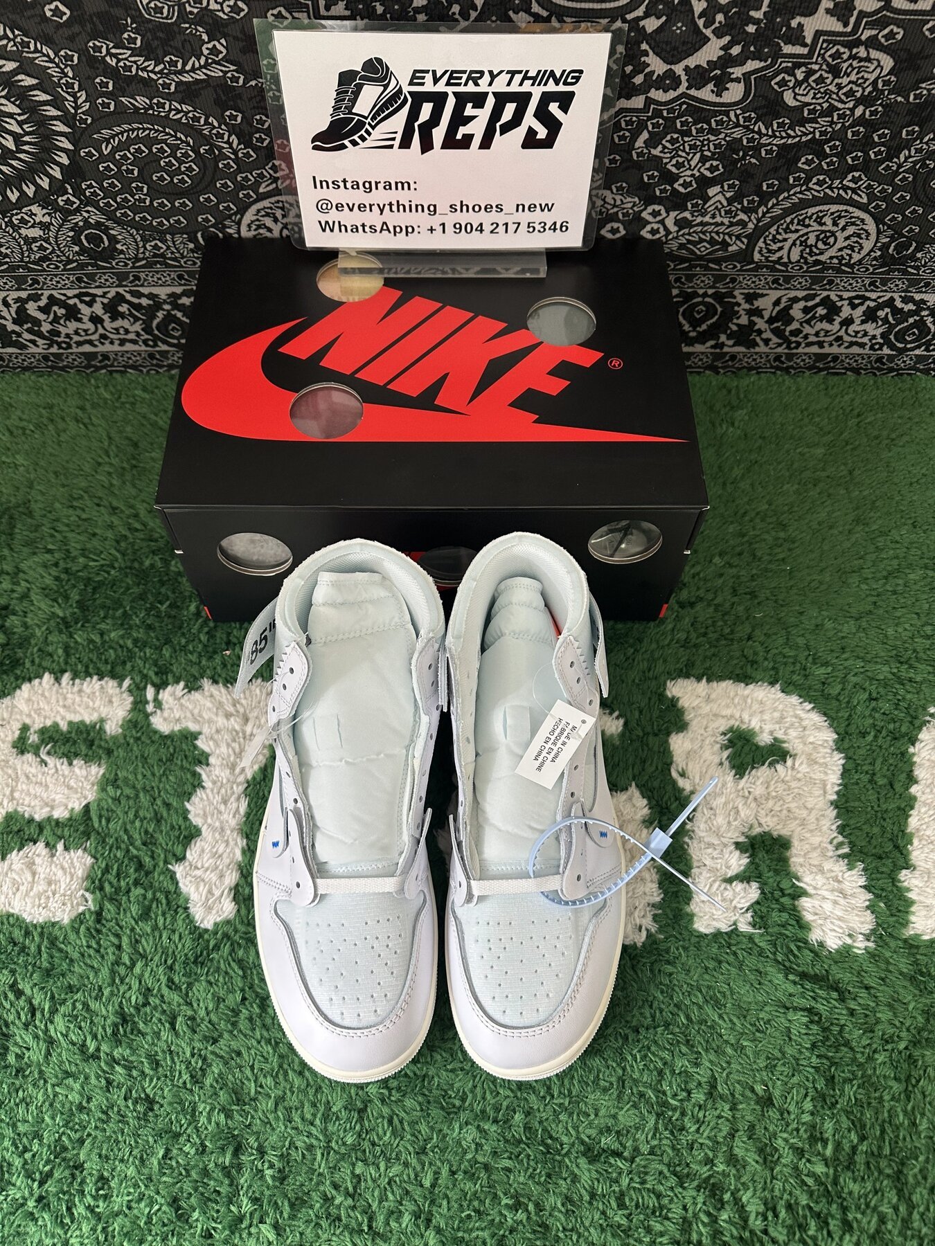AJ1 Retro High Virgil Abloh Archive Alaska - Image 5