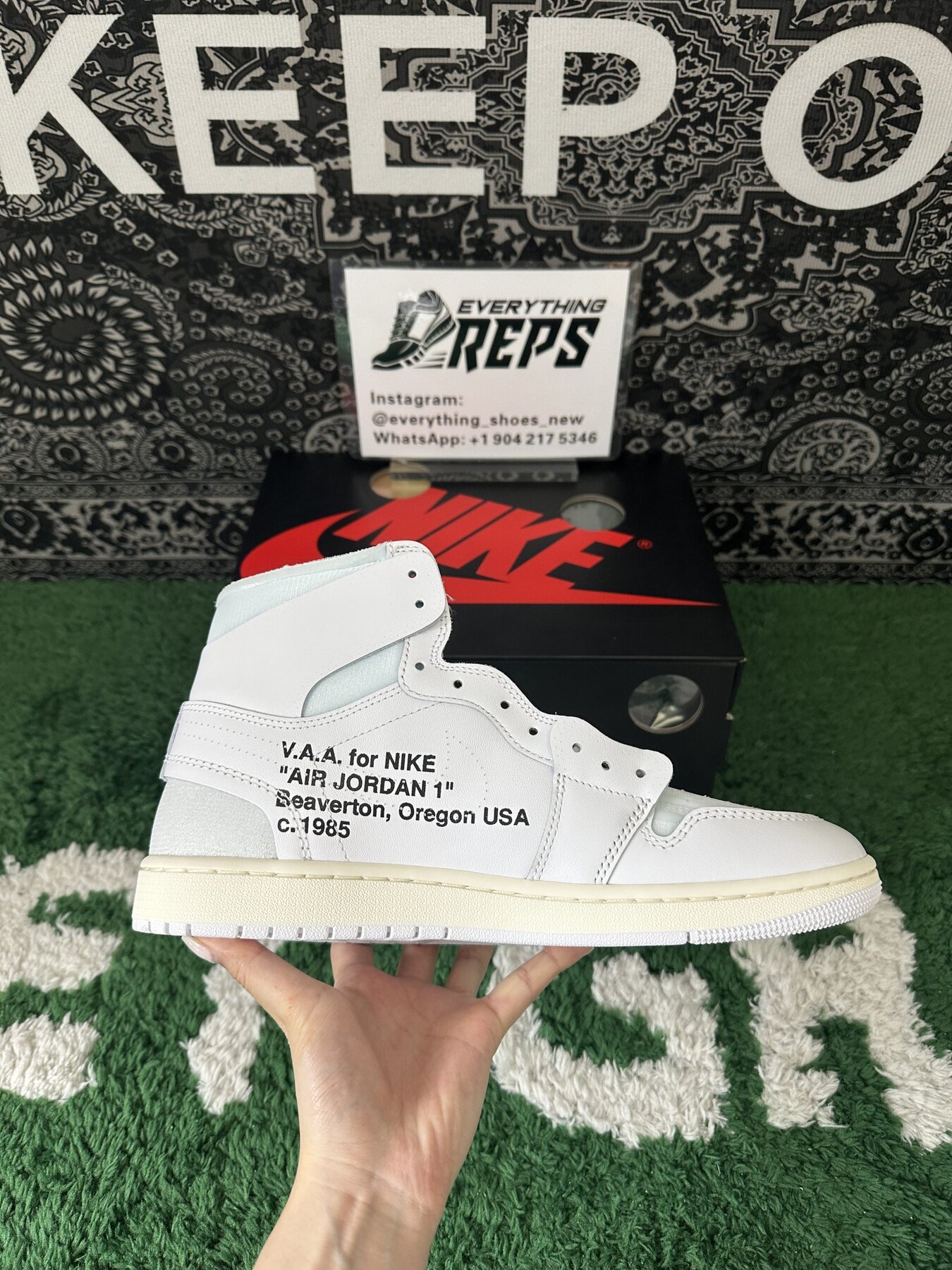 AJ1 Retro High Virgil Abloh Archive Alaska - Image 10