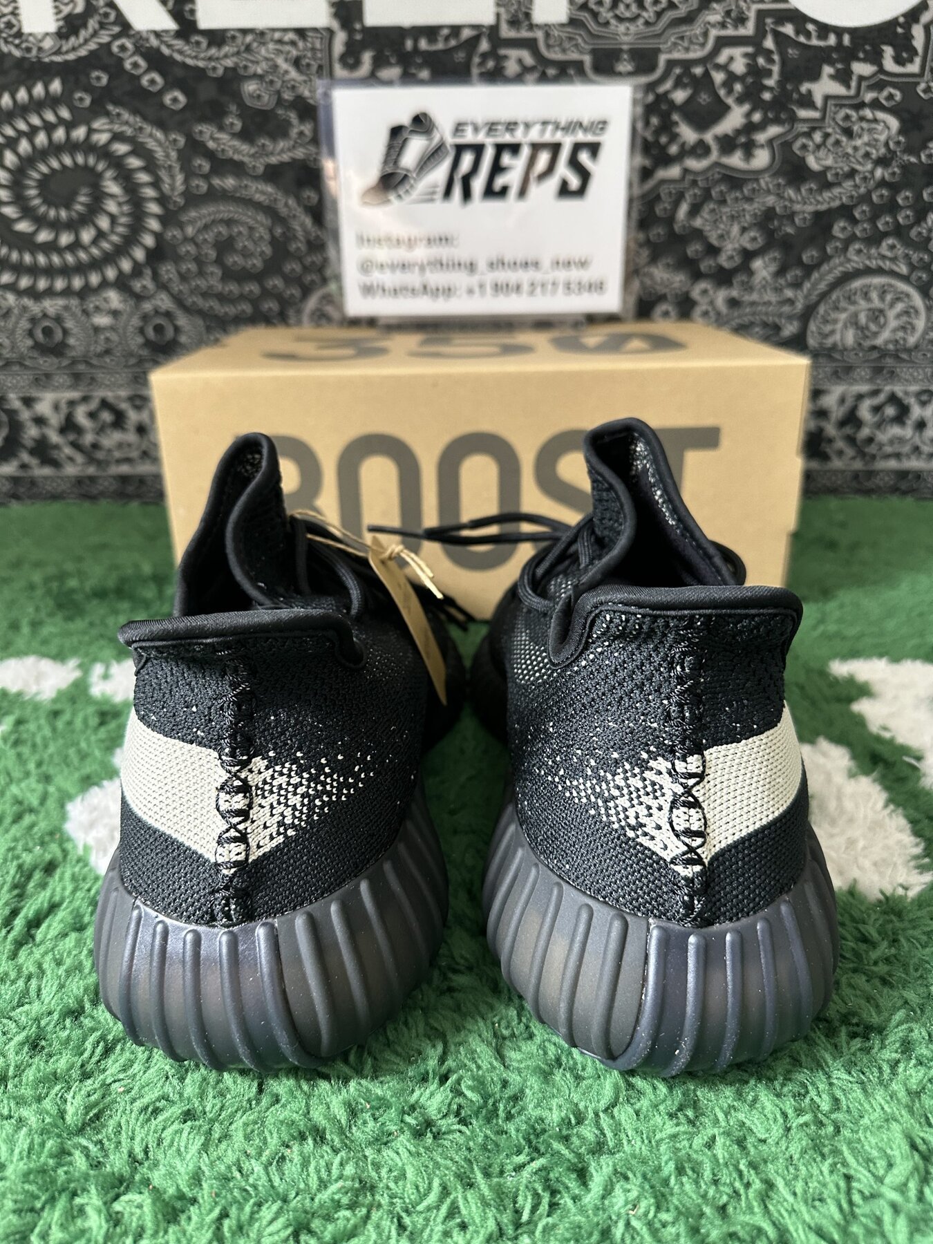 Adidas Yeezy Boost 350 V2 Core Black White - Image 4