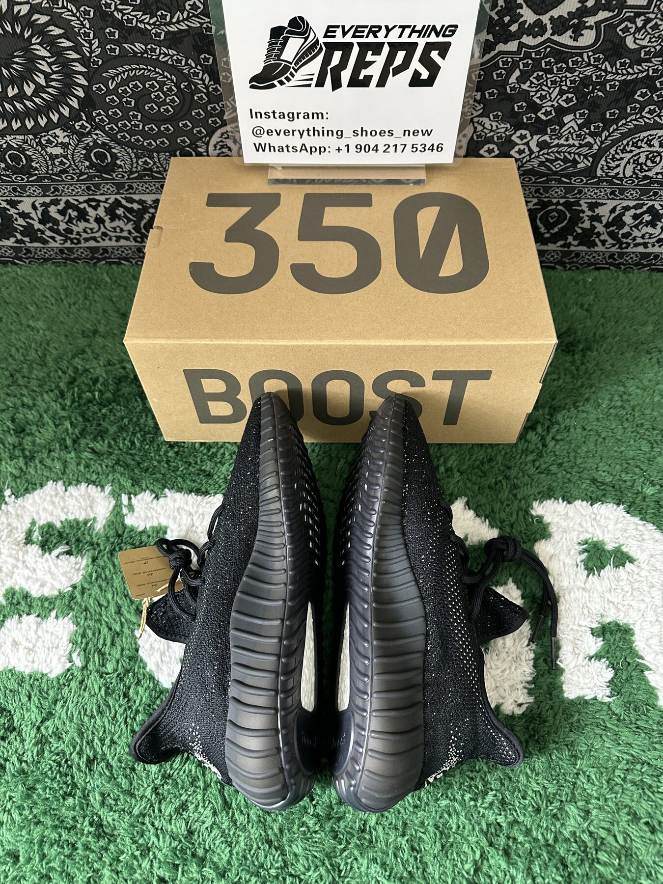 Adidas Yeezy Boost 350 V2 Core Black White - Image 10