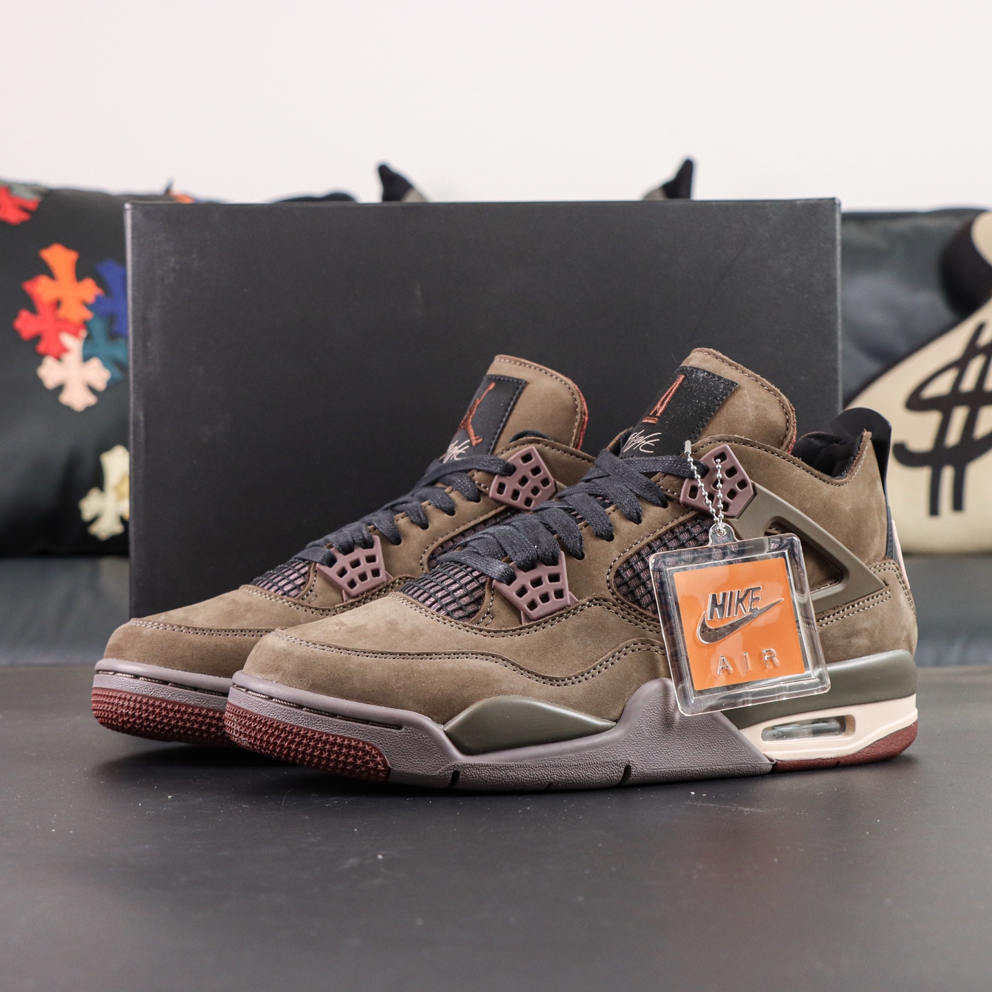 AJ4 Retro SP A Ma Maniére Dark Mocha - Image 4