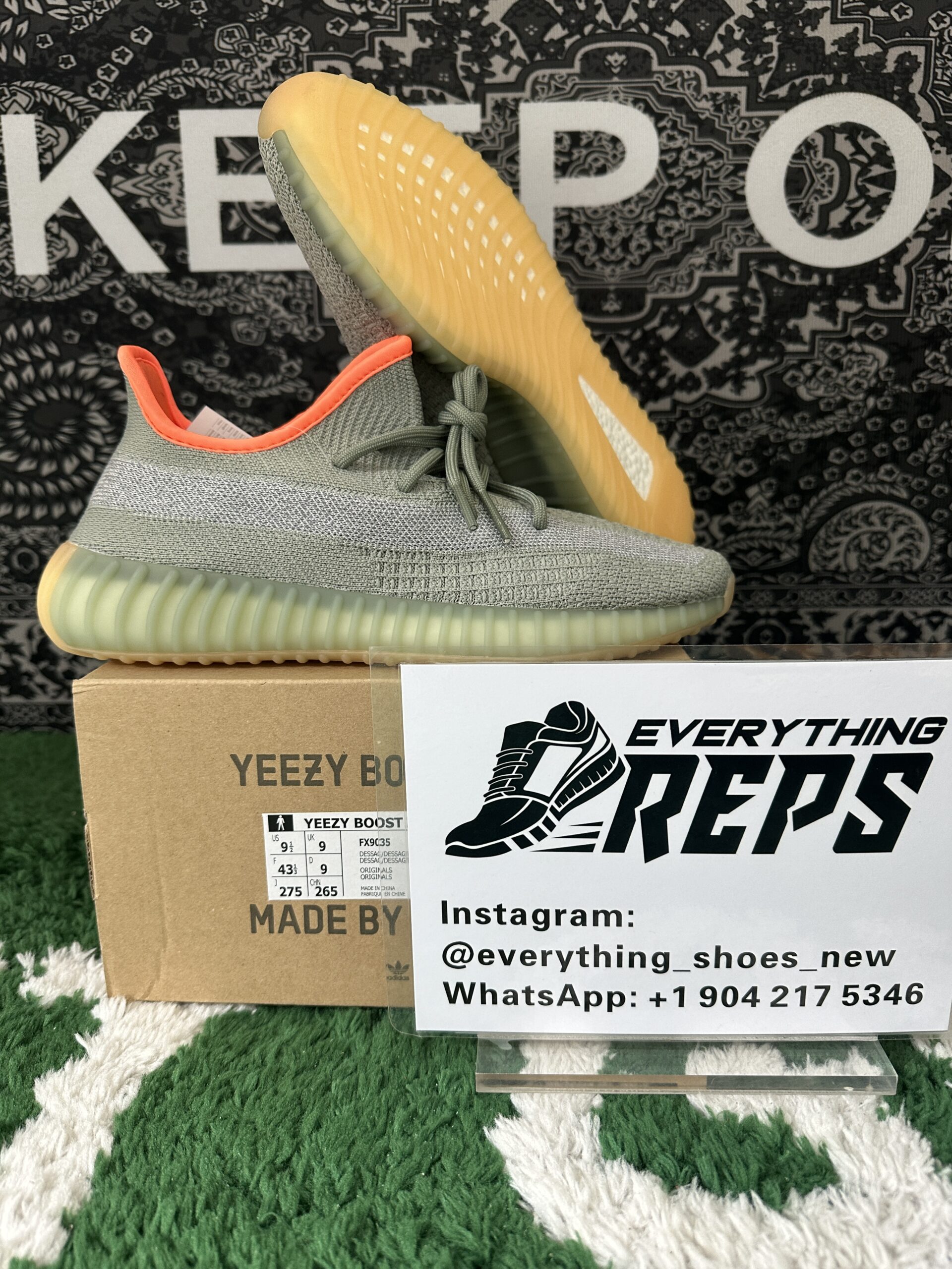 Adidas Yeezy Boost 350 V2 Desert Sage - Image 2