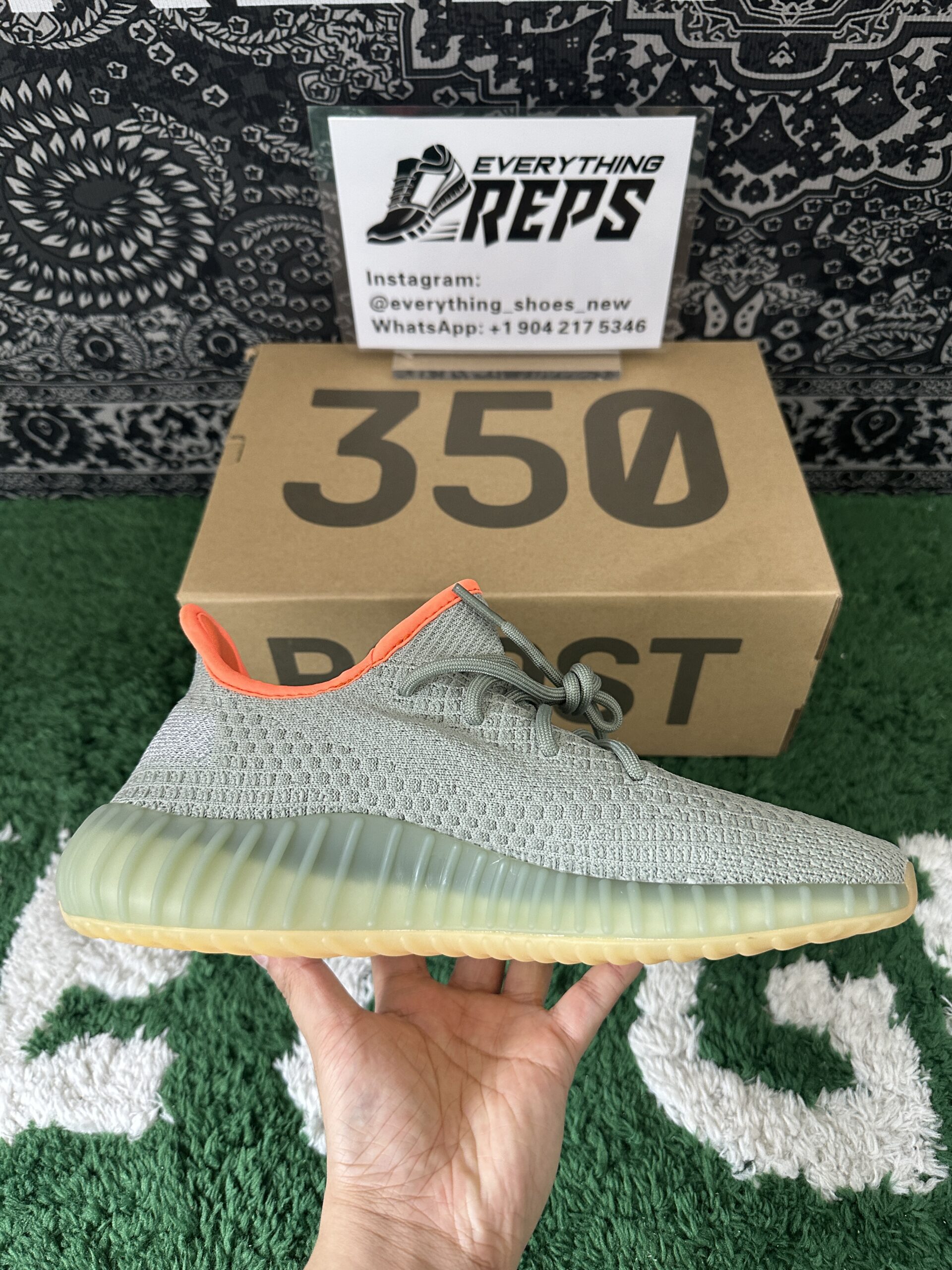 Adidas Yeezy Boost 350 V2 Desert Sage - Image 6