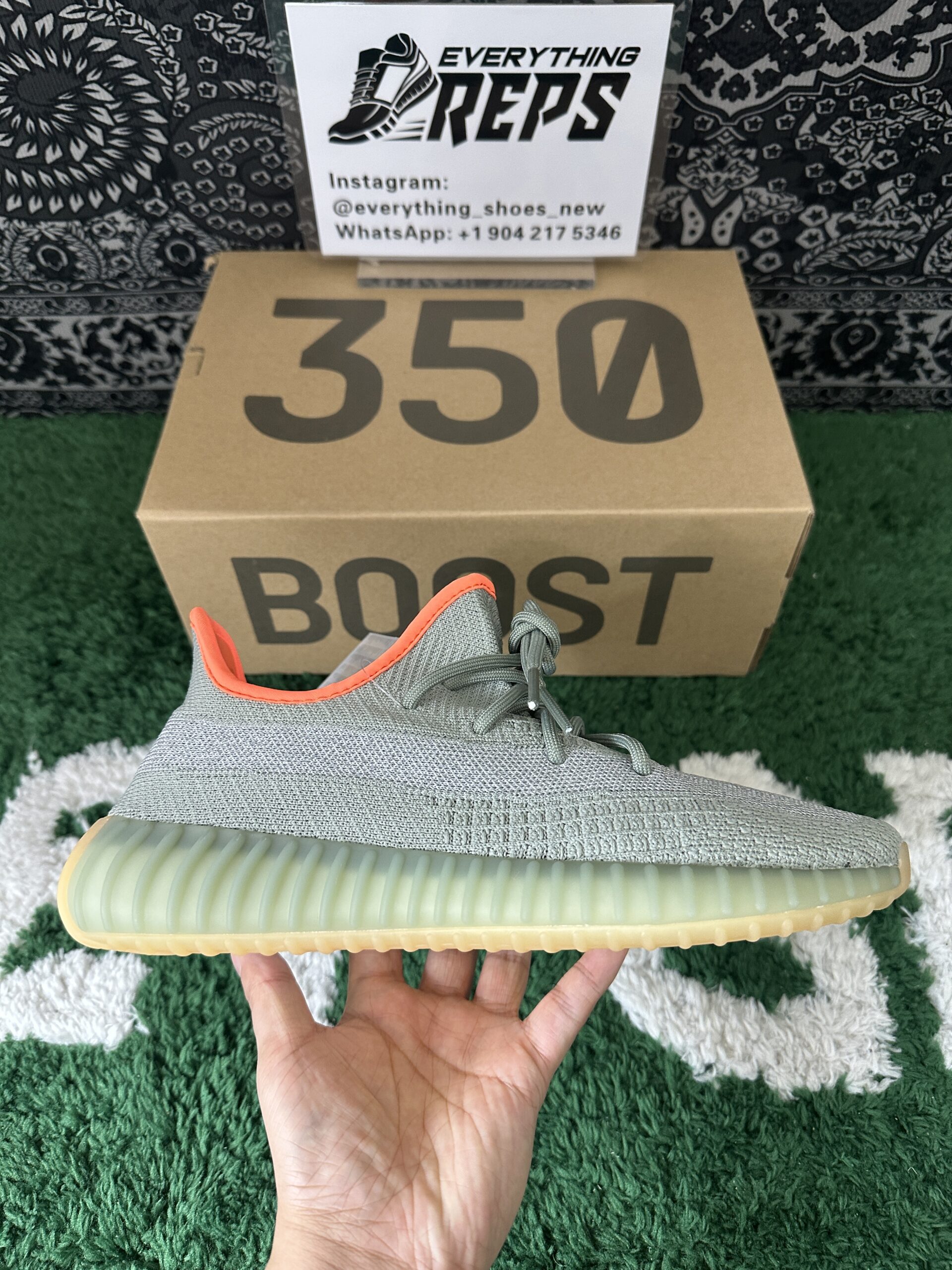 Adidas Yeezy Boost 350 V2 Desert Sage - Image 7