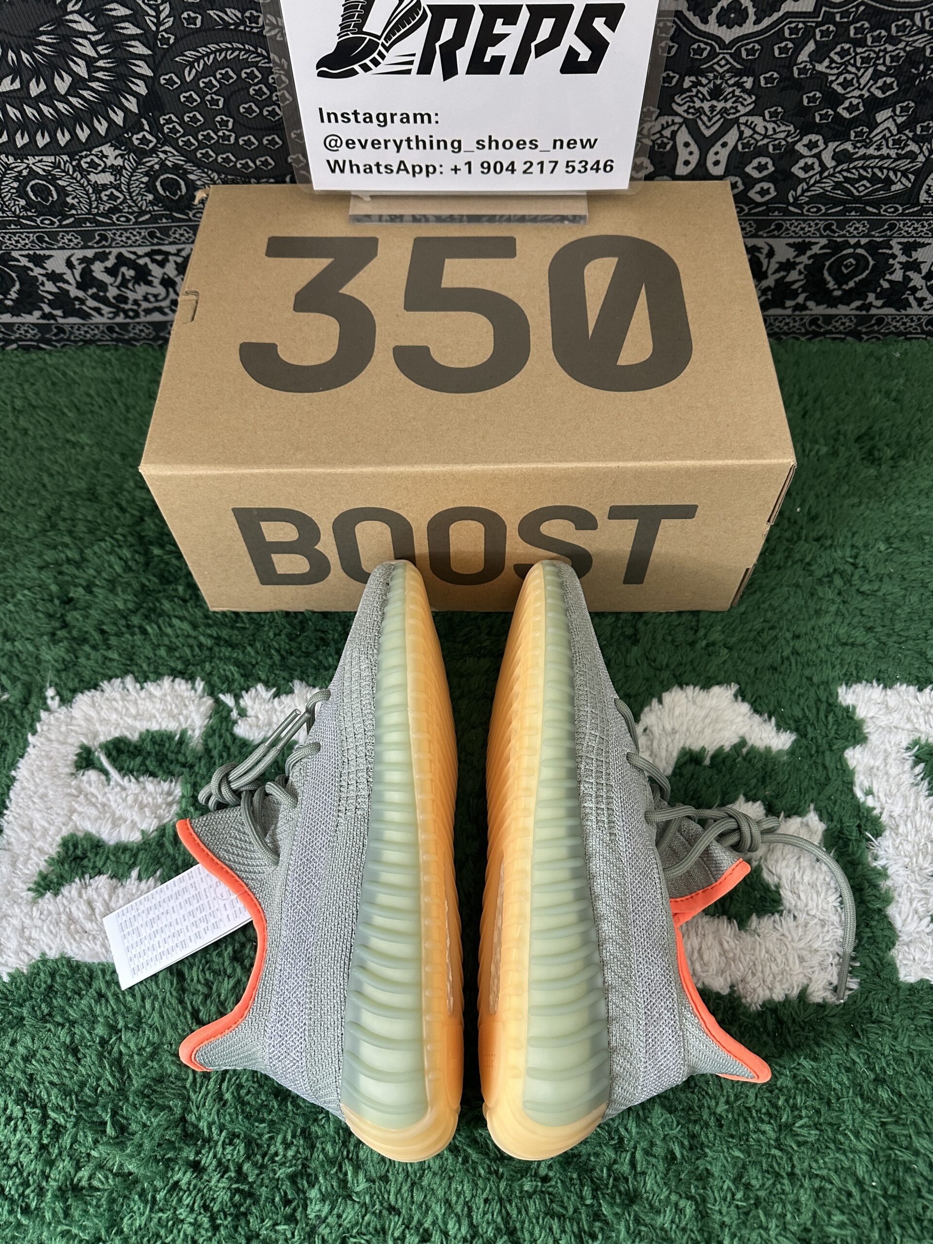 Adidas Yeezy Boost 350 V2 Desert Sage - Image 9