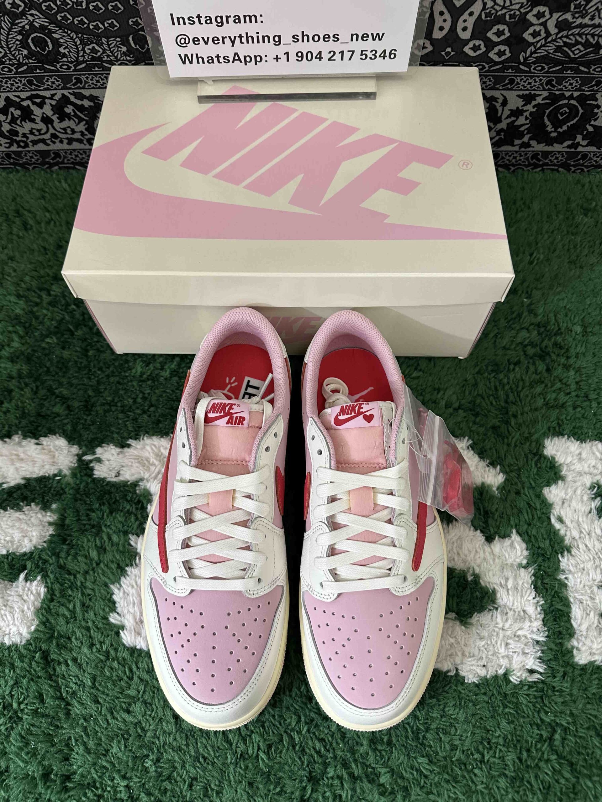 Travis Scott x Air Jordan 1 Low OG Shy Pink