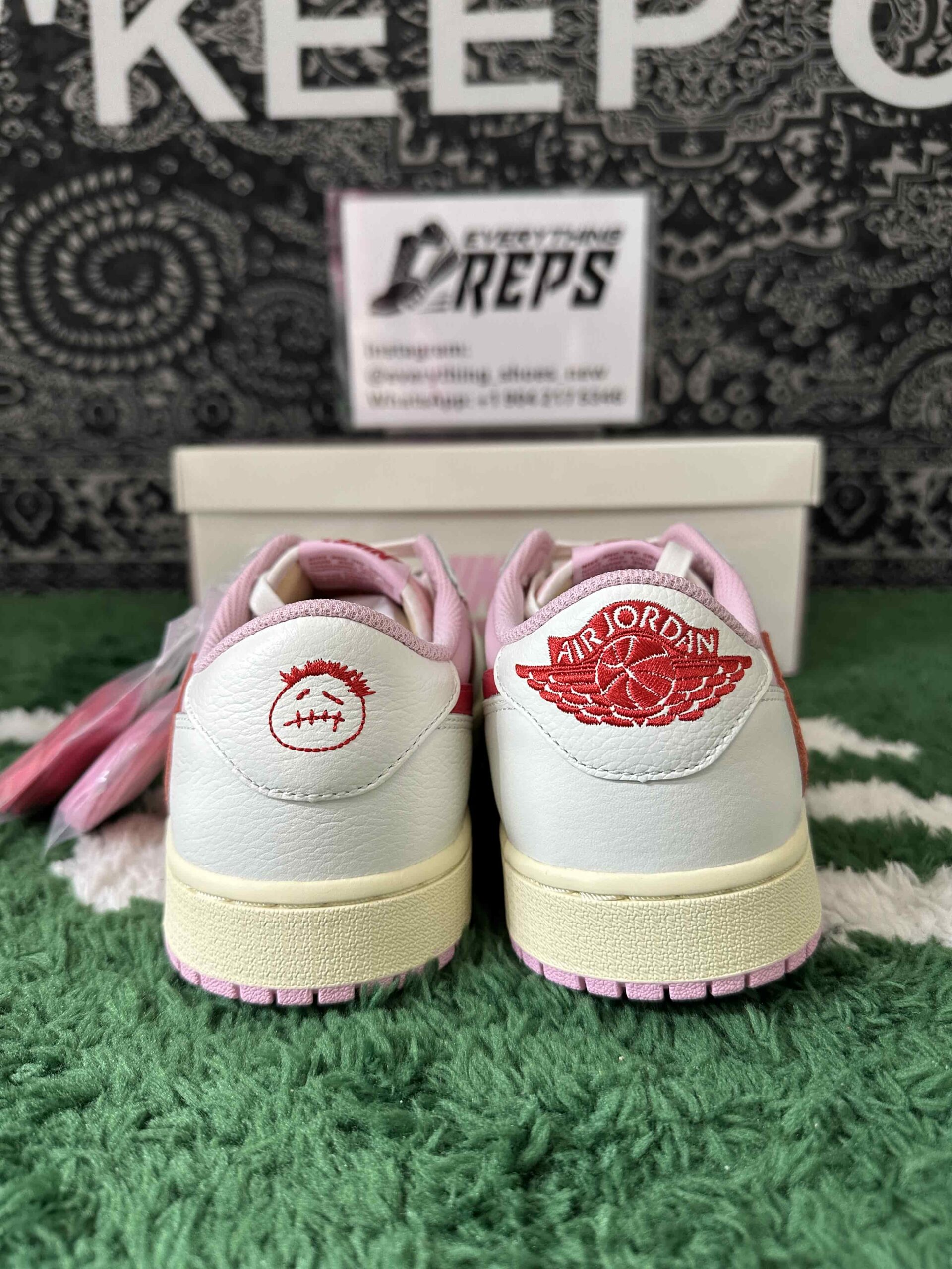 Travis Scott x Air Jordan 1 Low OG Shy Pink