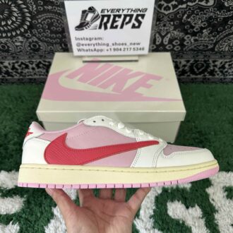 Travis Scott x Air Jordan 1 Low OG Shy Pink