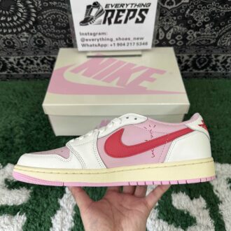 Travis Scott x Air Jordan 1 Low OG Shy Pink