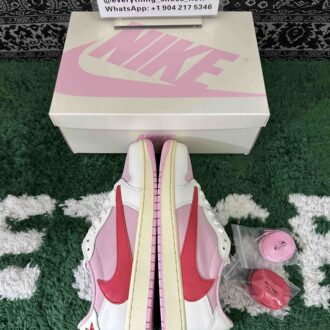 Travis Scott x Air Jordan 1 Low OG Shy Pink