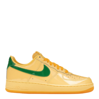 Air Force 1 Low Patent Leather Topaz Gold Pine Green