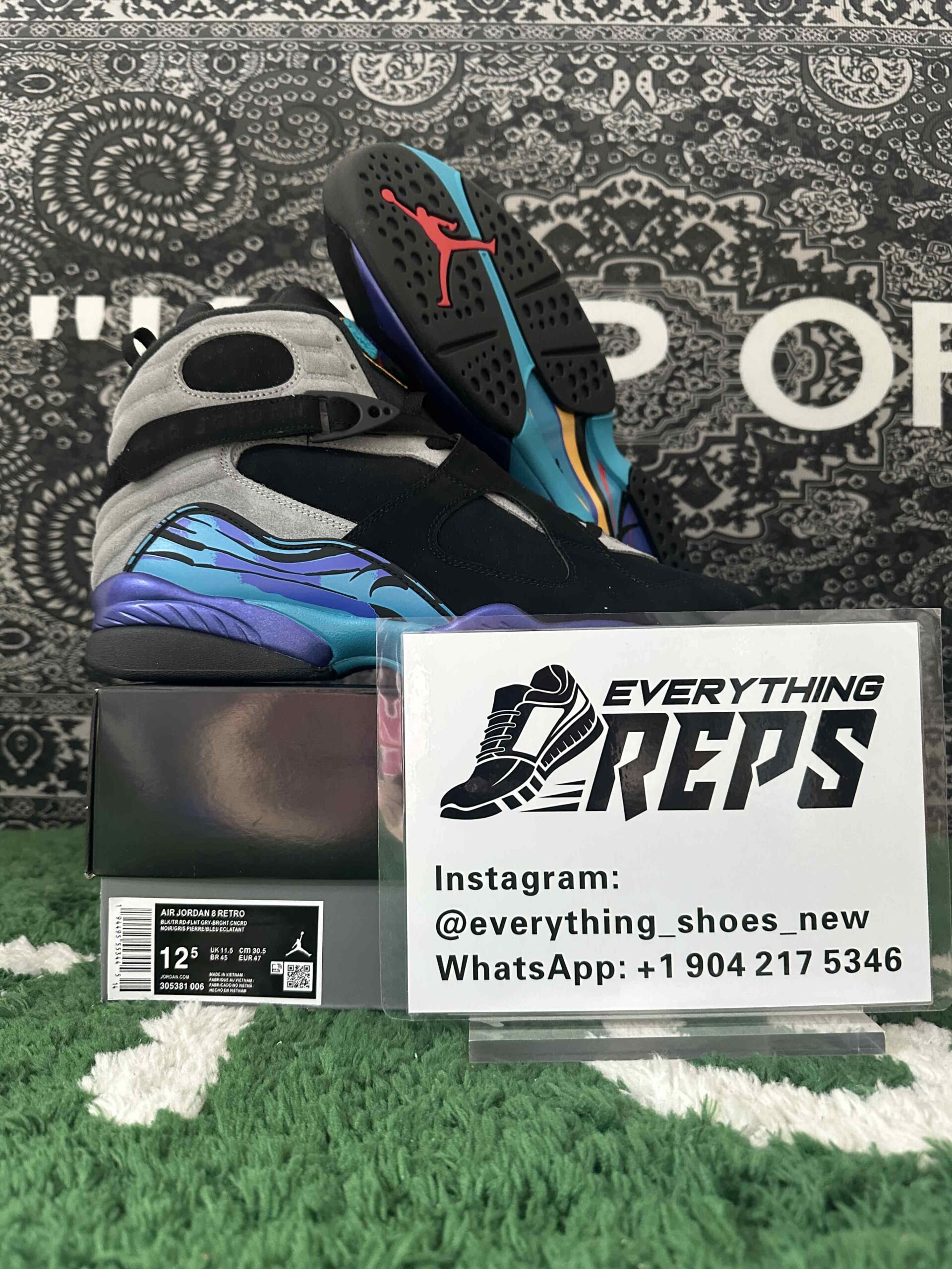 Jordan 8 Retro Aqua (2025)