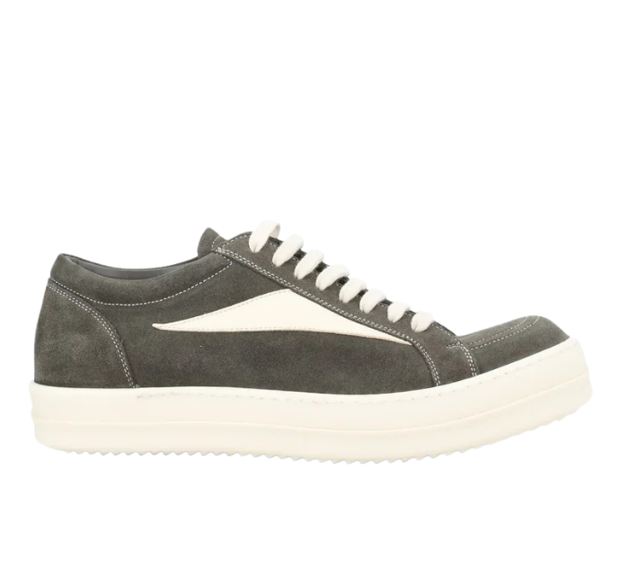 Rick Owens Vintage Low Sneaker Tumbled Euca Milk